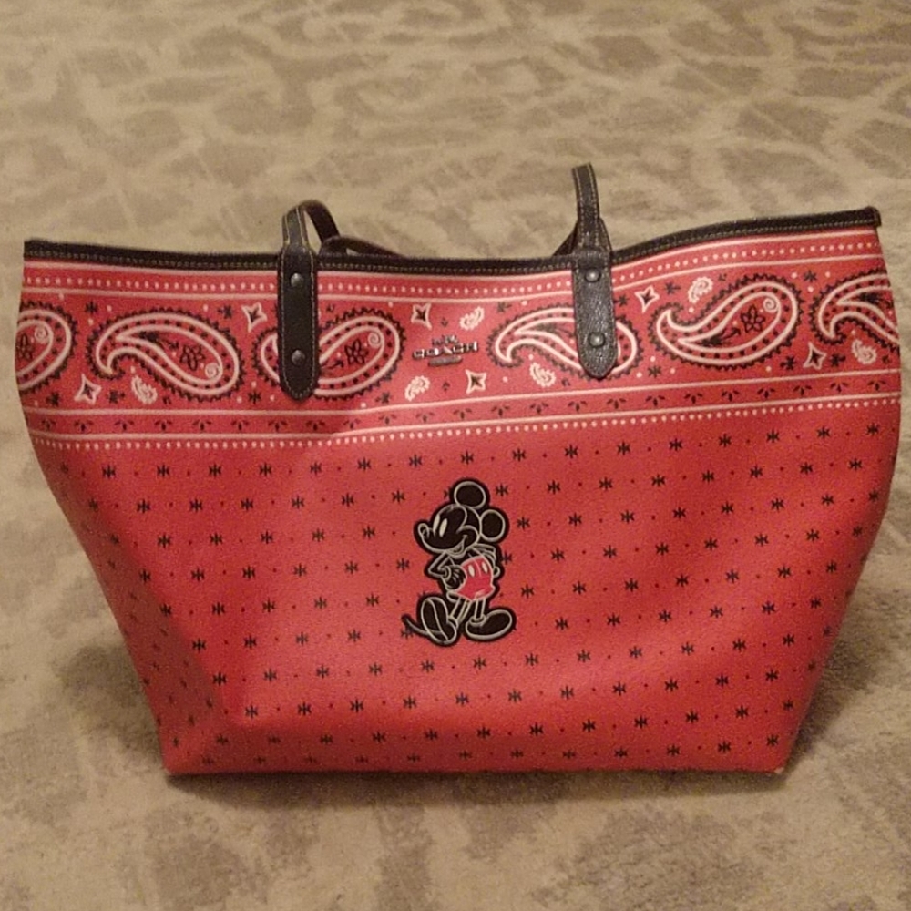 Coach Mickey Mouse purse